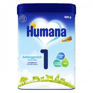 Sữa bột Humana Gold số 1 800g 0-6 tháng